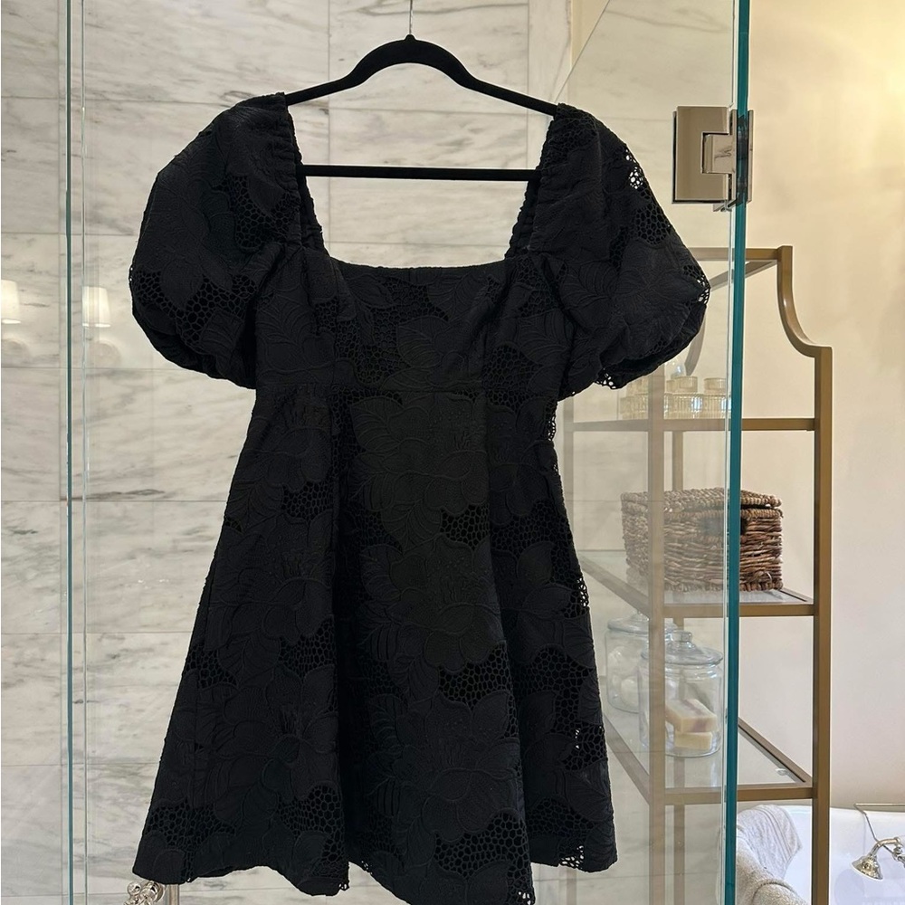 Floral Black Lace Mini Matilda